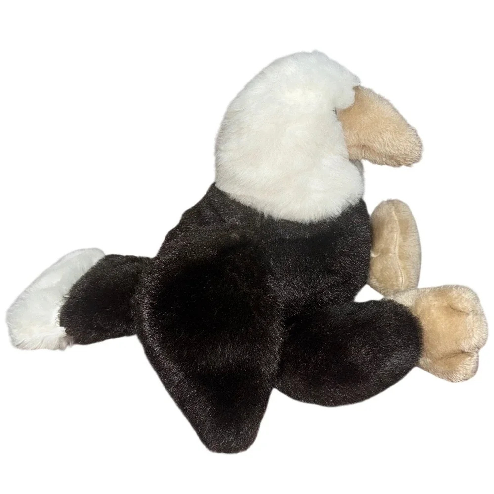 Vintage‎ Bald Eagle Bird Plush Toy Large Realistic Stuffed Patriotic Americana